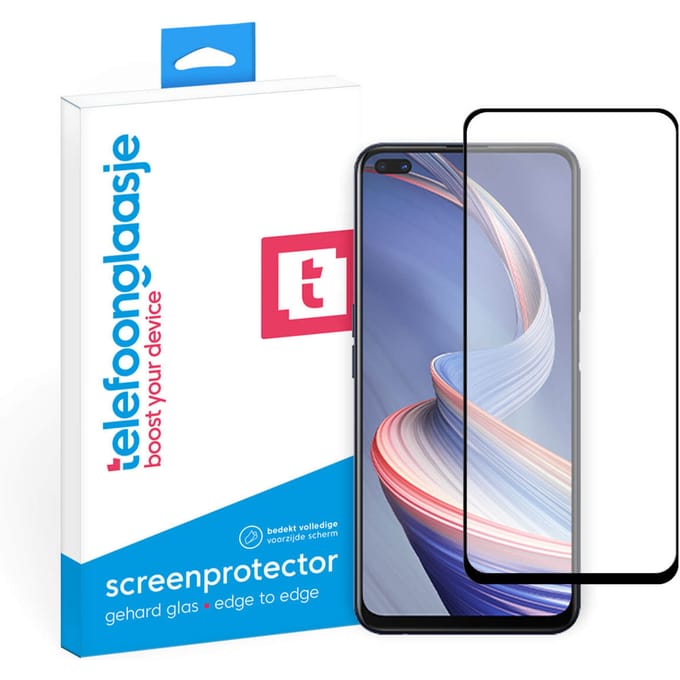 OPPO Reno 4Z screenprotector gehard glas Edge to Edge