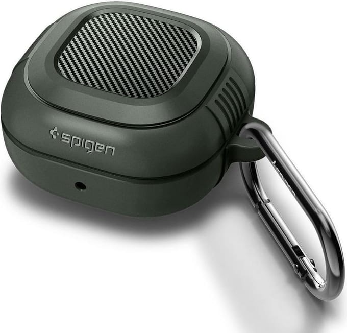 Spigen Rugged Armor Samsung Galaxy Buds Live Hoesje Groen
