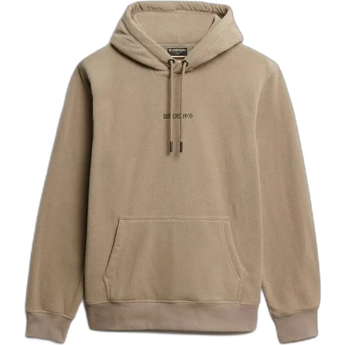 Superdry Micro Logo Fleece Hoodie Heren - Maat S