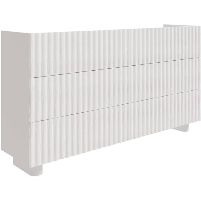 Selsey Fiorra – Ladekast met zes lades – hoogglans wit – 147 cm