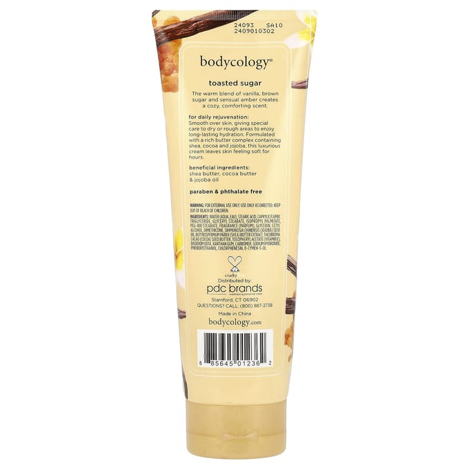 Bodycology, Toasted Sugar, Crème pour le corps, 227 g (227g) beige