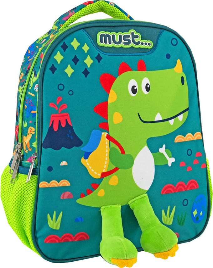 Must Rugzak Dinosaurus - 31 x 27 x 10 cm - Polyester