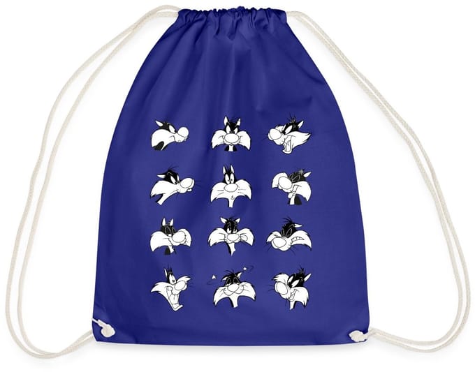 Looney Tunes Sylvester Facial Expressions Gymtas