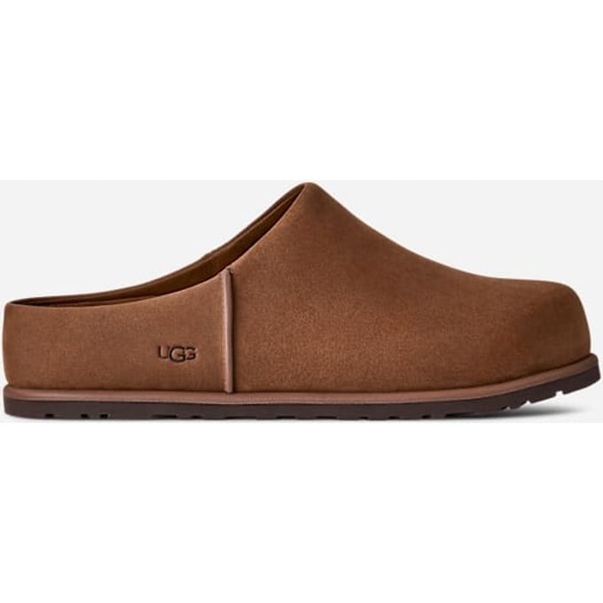 UGG® Otzo Clog in Brown, Size 6.5, Nubuck/Leather/Wool