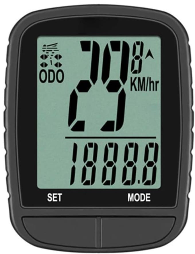 CRLYN® Kilometerteller Fiets - Snelheidsmeter - Fietscomputer Draadloos