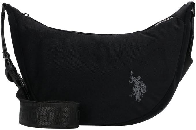 U.S. POLO ASSN. schoudertas Benton Small Hobo Bag Black zwart