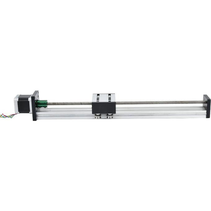 0808 Kogelomloopspindel Enkele As Trapezium Lineaire Glijrail met 57 Motor(Effectief Bereik 300mm)