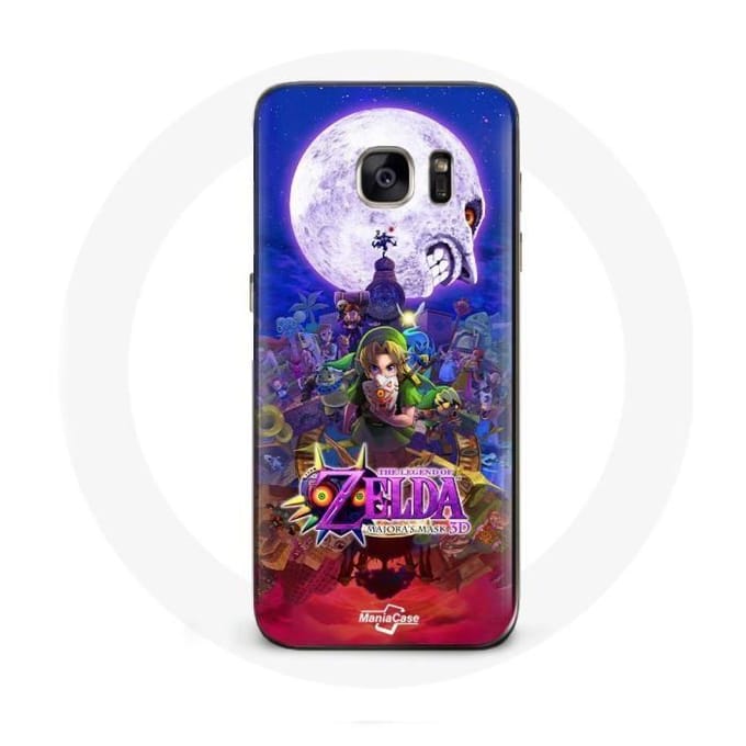 Coque pour Samsung Galaxy S7 Edge La légende du Masque de Majora Zelda Jeux Vidéo
