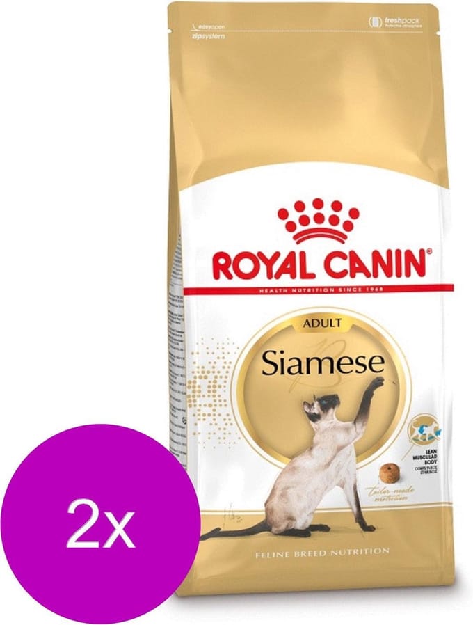 Royal Canin Siamese Adult - Kattenvoer - 2 x 4 kg