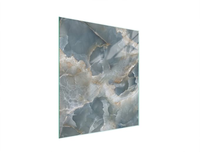TMK ArtDeko - Snijplank van Glas - 45x52 cm - Marmer Design