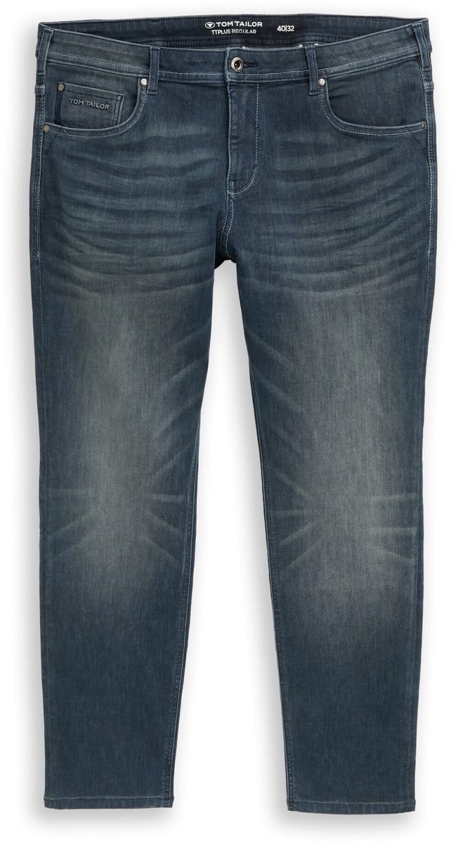 Tom Tailor - Plus Size - TTPLUS REGULAR jeans - Maat 48/32 - Tinted Blue Denim