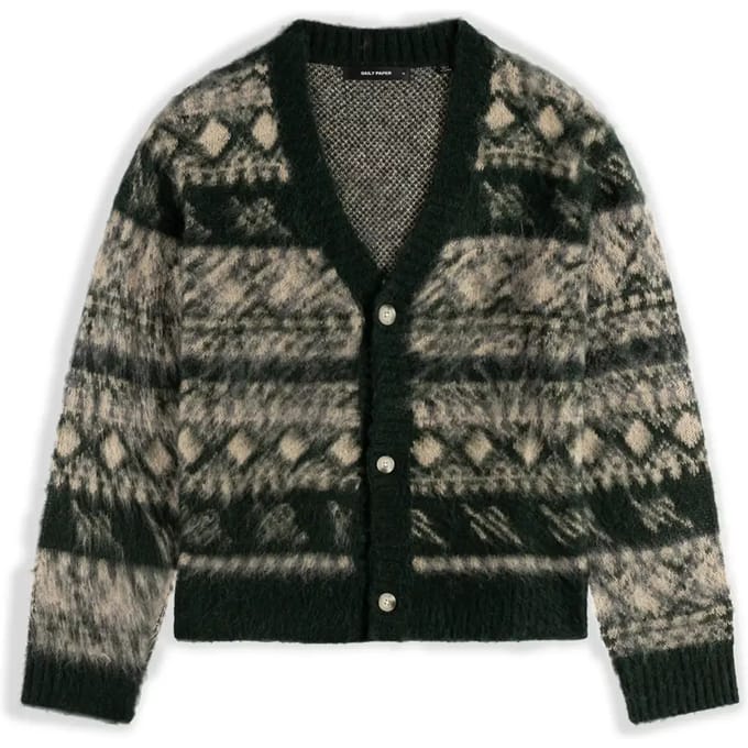 Geprinte cardigan Daily Paper