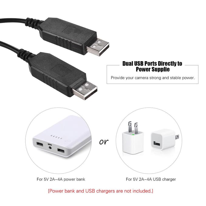 NP-FZ100 DC-koppeling Dubbele USB-adapter Dummy-batterij voor Sony A7III A9 A7RIII A7SIII black