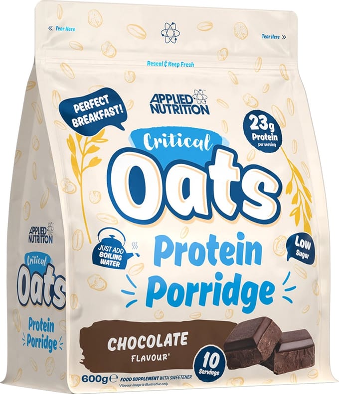 Applied Nutrition Critical Oats (600g) Chocolate - Functionele voeding - Eiwitrijke voedingsmiddelen
