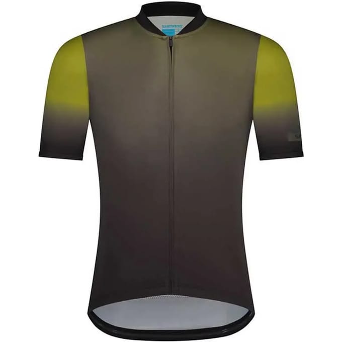 Shimano Evolve Avventura Korte Mouw Wielertrui Groen M Man