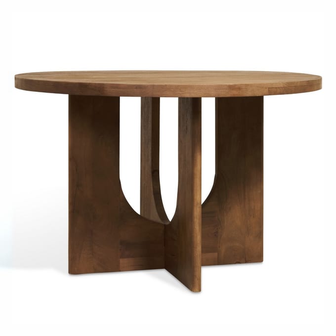 Eettafel Nova Bruin Ø120cm - Giga Meubel