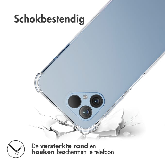 imoshion Hoesje - Geschikt voor Fairphone 5 - Shockproof Case - Transparant