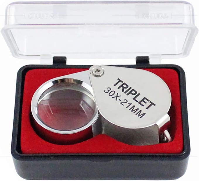Solidchoice - Pocket Magnifier 30x met Vouwbare Lens