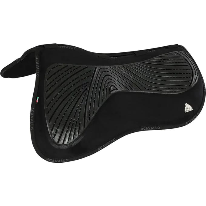 Zadelpad voor paard van suede Acavallo MF HPS CW-FS