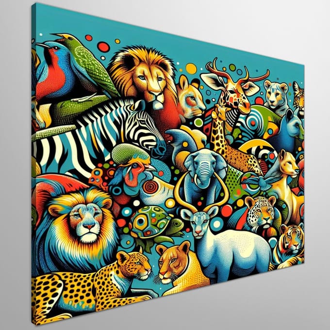 Kunstprint | Wanddecoratie | Canvas | 60 × 60 cm