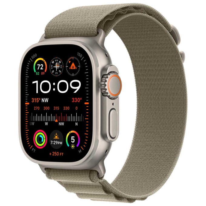 Alpine Loop Band voor de Apple Watch | 44/45/46/49 mm - Maat S - Olive