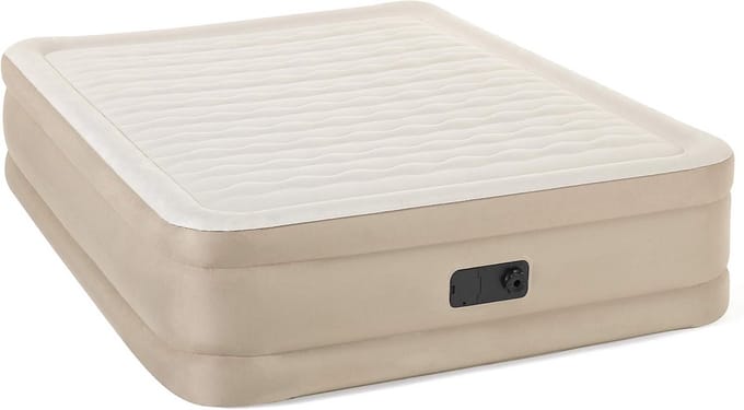 Luchtbed Elektrisch Zelfopblazend Double XL met Pomp 203x152 cm Beige