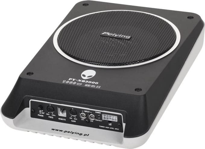Peiying PY-NB3000 - Autosubwoofer - Compact - Actief