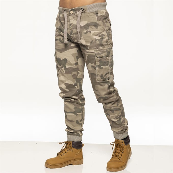 Heren Military Combat Jogger Broek| Enzo Designer Menswear