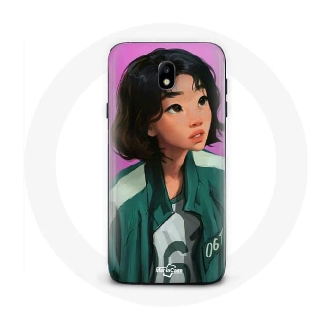Hoesje voor Samsung Galaxy J5 2017 Inktvis Game Kang Sae Byeok art