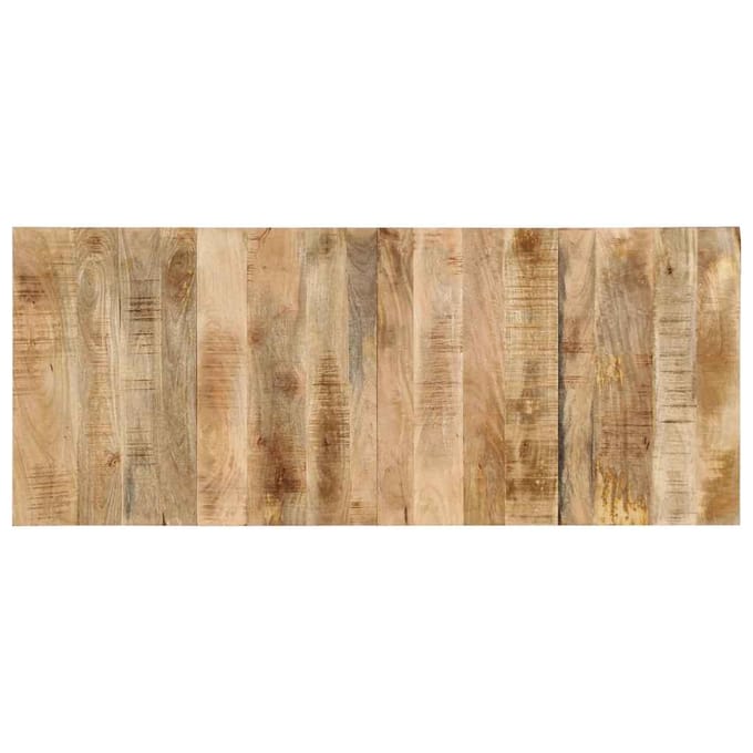 vidaXL - Hoofdbord - 200 - cm - massief - ruw - mangohout