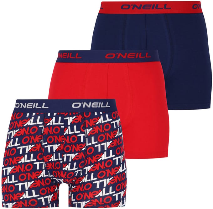 9-Pack – O’Neill Boxershorts – Heren – Katoen – Cutting Logo – Rood