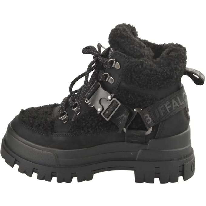 Dameslaarzen Buffalo Aspha Com Mid Warm - Vegan Nubuck/Fur
