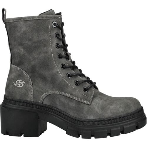 Dockers by Gerli dames enkellaars 51KA303 dameslaarzen grijs