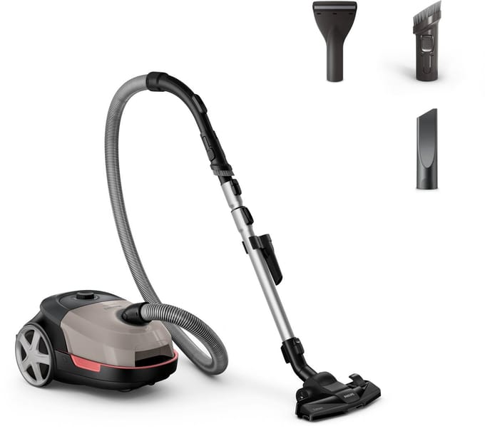 Philips Stofzuiger 5000 Series XD5122 - vacuum cleaner - canister - beige silk