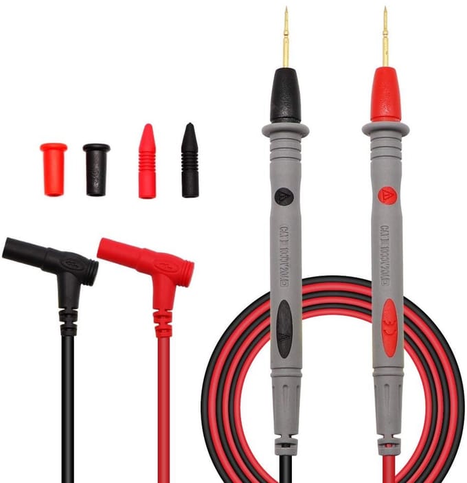 Professionele Multimeter Testkabels Set - 1000V 10A - Universele Spanning & Stroom Meting