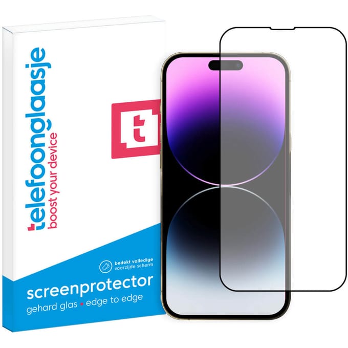 iPhone 14 Pro Max screenprotector gehard glas Edge to Edge