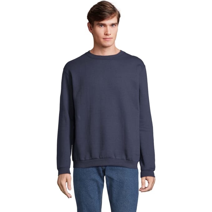 SOLS Heren Spider Ronde Hals Sweatshirt (Franse marine)