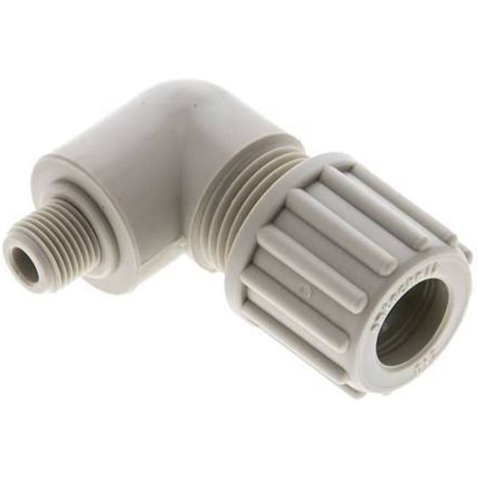12x9mm & G1/8'' PP L-Vorm Knelfitting Buitendraad 10bar