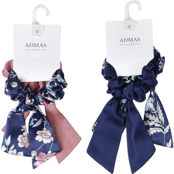 Dames haarelastiekjes met stippen Admas Paradise (x12)