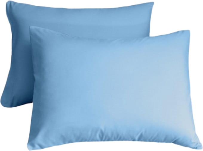 Y-NOT - Kussensloop Set (per paar) - Katoen - 60x70 - Blauw