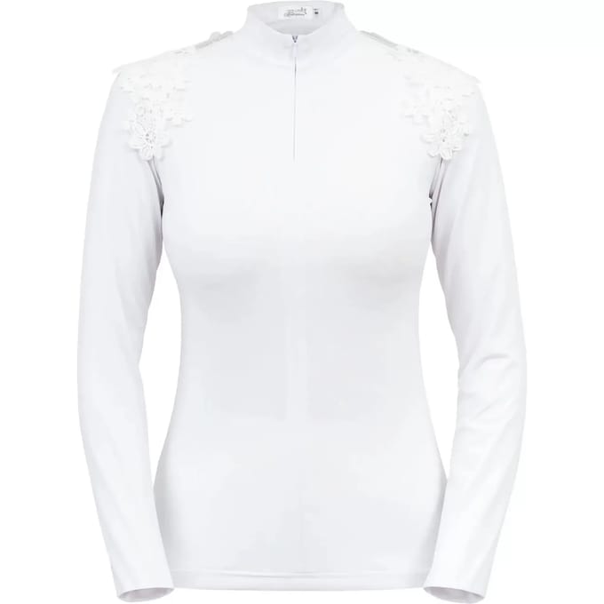 Damespolo met lange mouwen Cavalliera Blossom