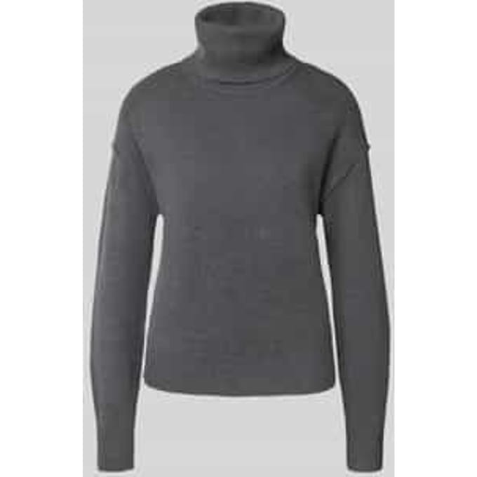 Relaxed fit coltrui met breistructuur