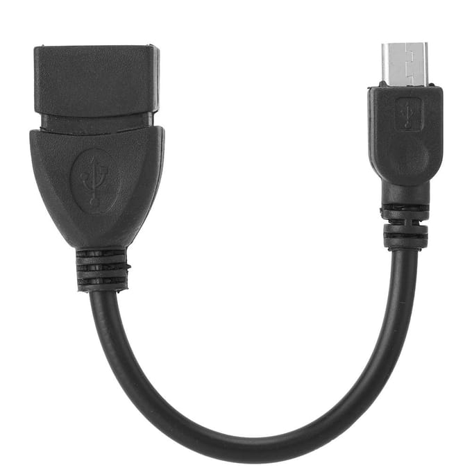 Mini câble de connexion OTG pour téléphone portable Android, adaptateur de date, interface V8, micro USB vers USB femelle