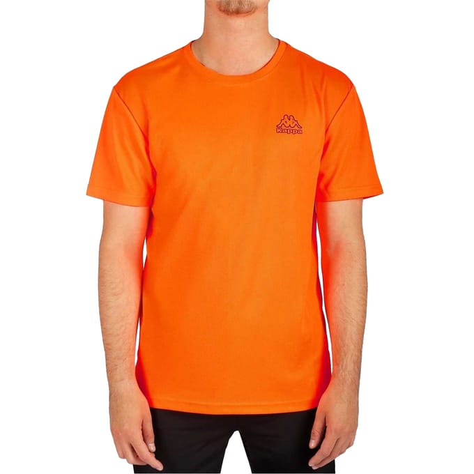 Kappa Heren Normaal T-Shirt (Oranje)