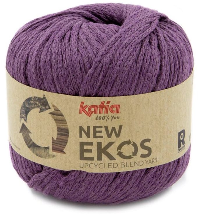 Katia New Ekos - 116 donker heide - Gerecycled Polyester/Katoen Garen