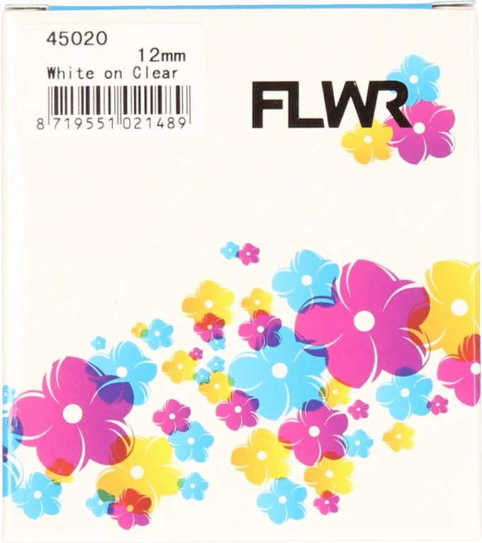 FLWR - Labels / Dymo 45020 / wit / Geschikt voor Dymo