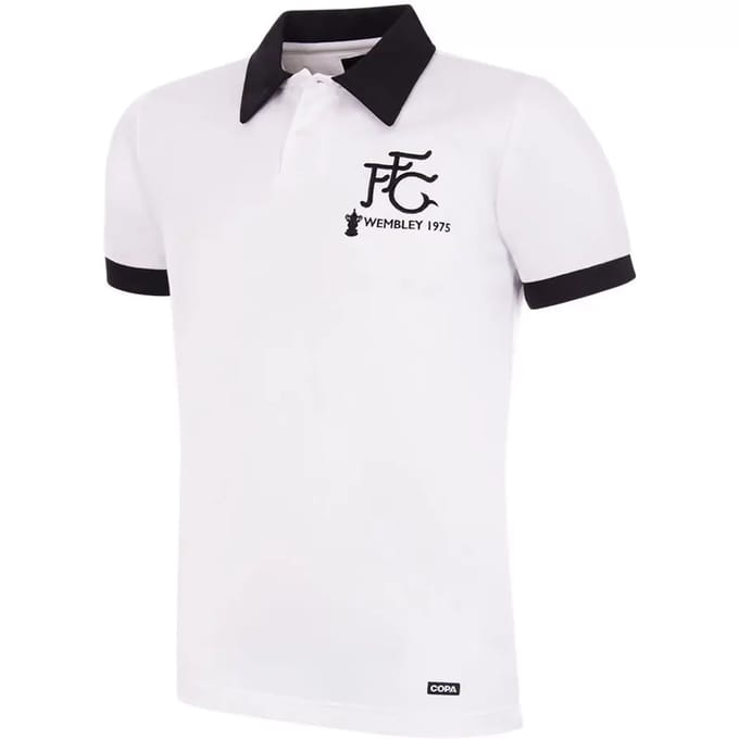 COPA - Fulham FC 1975 Retro Voetbalshirt - Heren - Wit - S