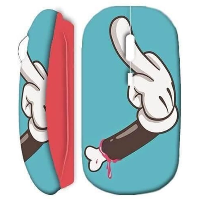 Souris Sans Fil - Disney - Mickey - Noir - USB Wifi - Compatible Mac et PC