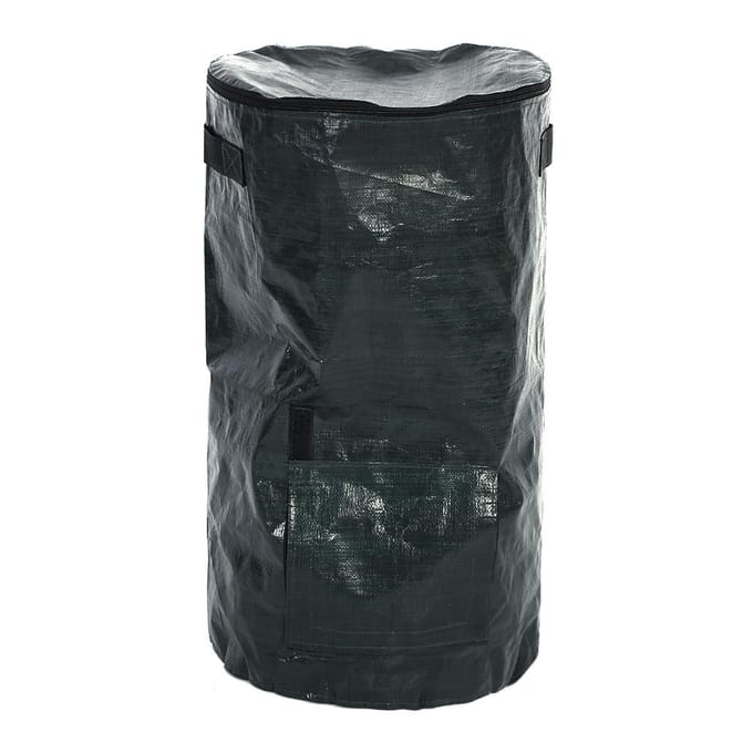 Biologisch Afval Keukentuin Tuin Compostzak Milieu PE Doek Plantenbak (35 x 60cm) black
