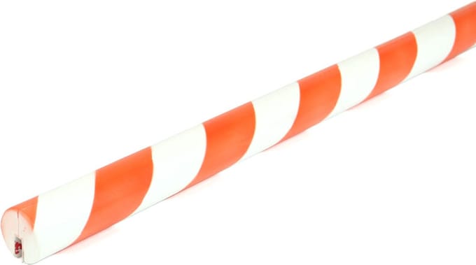 PU Stootrand Randprofiel Model 2 – Wit & Rood